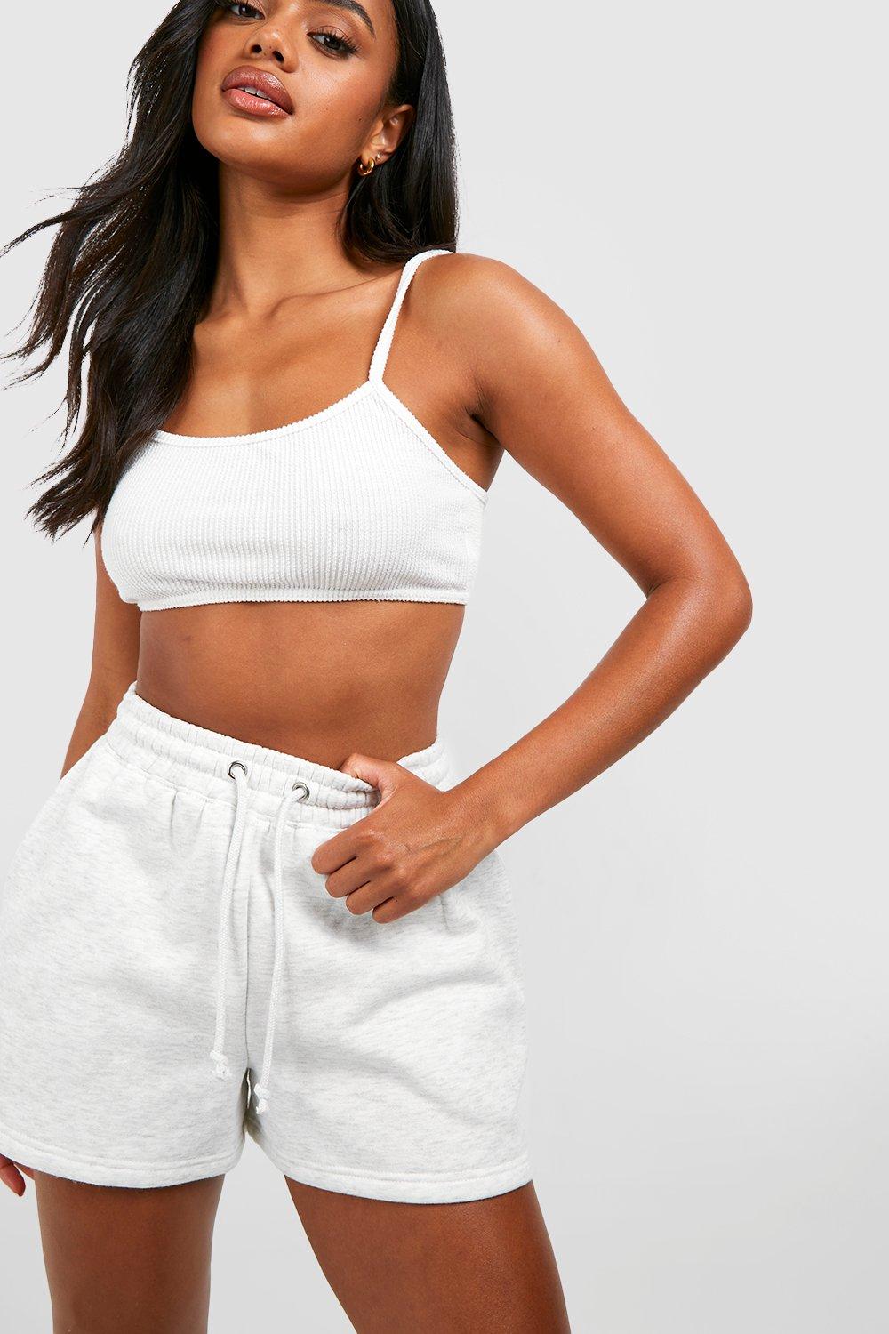 Basic Sweat Jogger Short boohoo